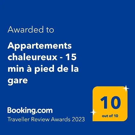 Appartamento Chaleureux - 15 Min à Pied De La Gare *